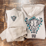 Turquoise Cowgirl Hoodie