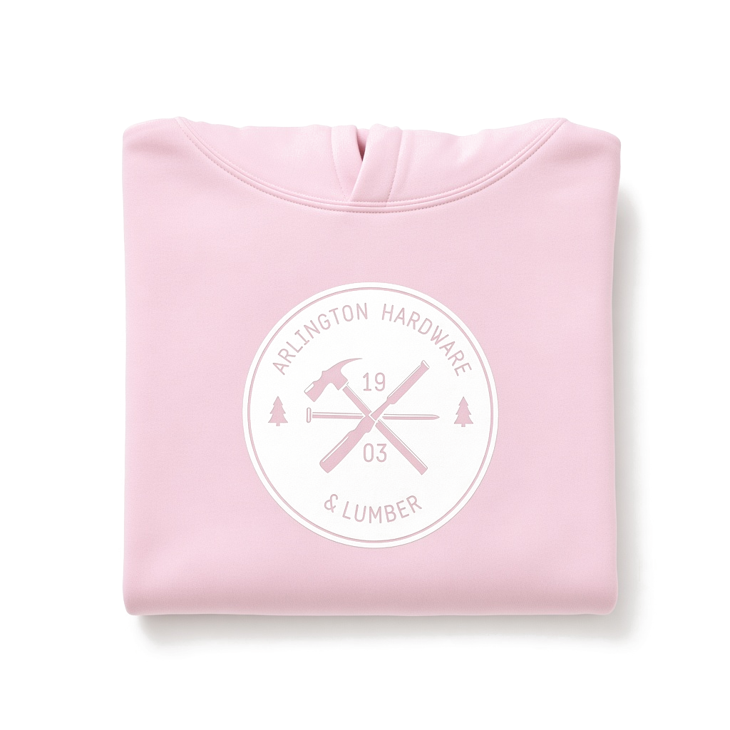 Silvana Hoodie - folded flat lay on white